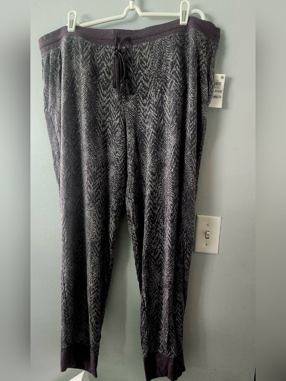🆕️Alfani Intimates XXL Grey Texture Lounge Pajama Bottoms